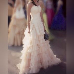 Prom dress; replica of J-Lo red carpet dress